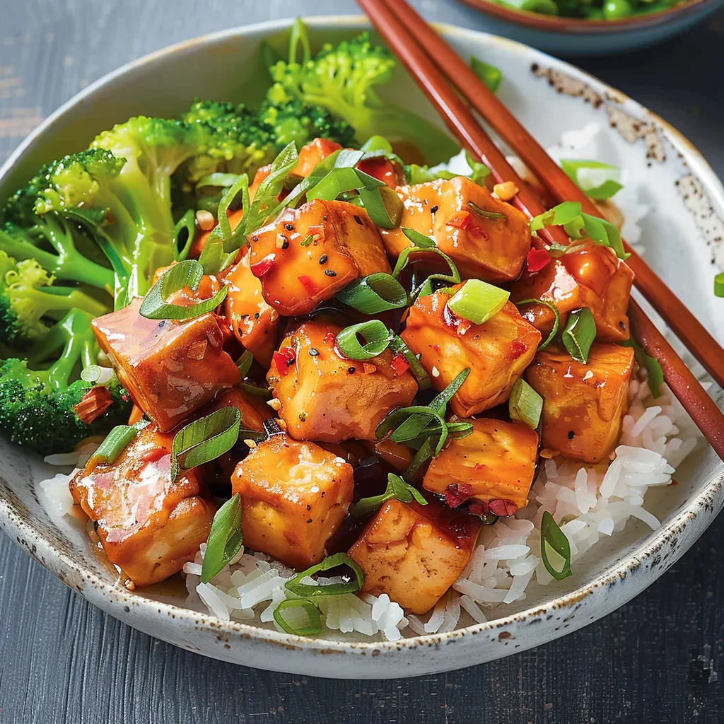 Délicieux Tofu Général Tao