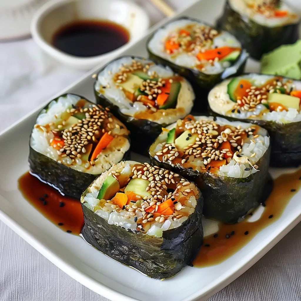 Rouleaux croustillants tofu croquants