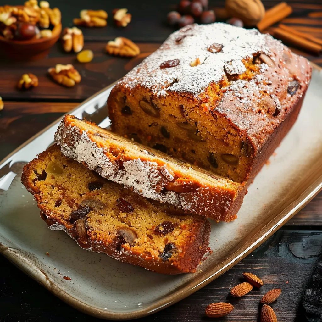 Gâteau moelleux tomates noix
