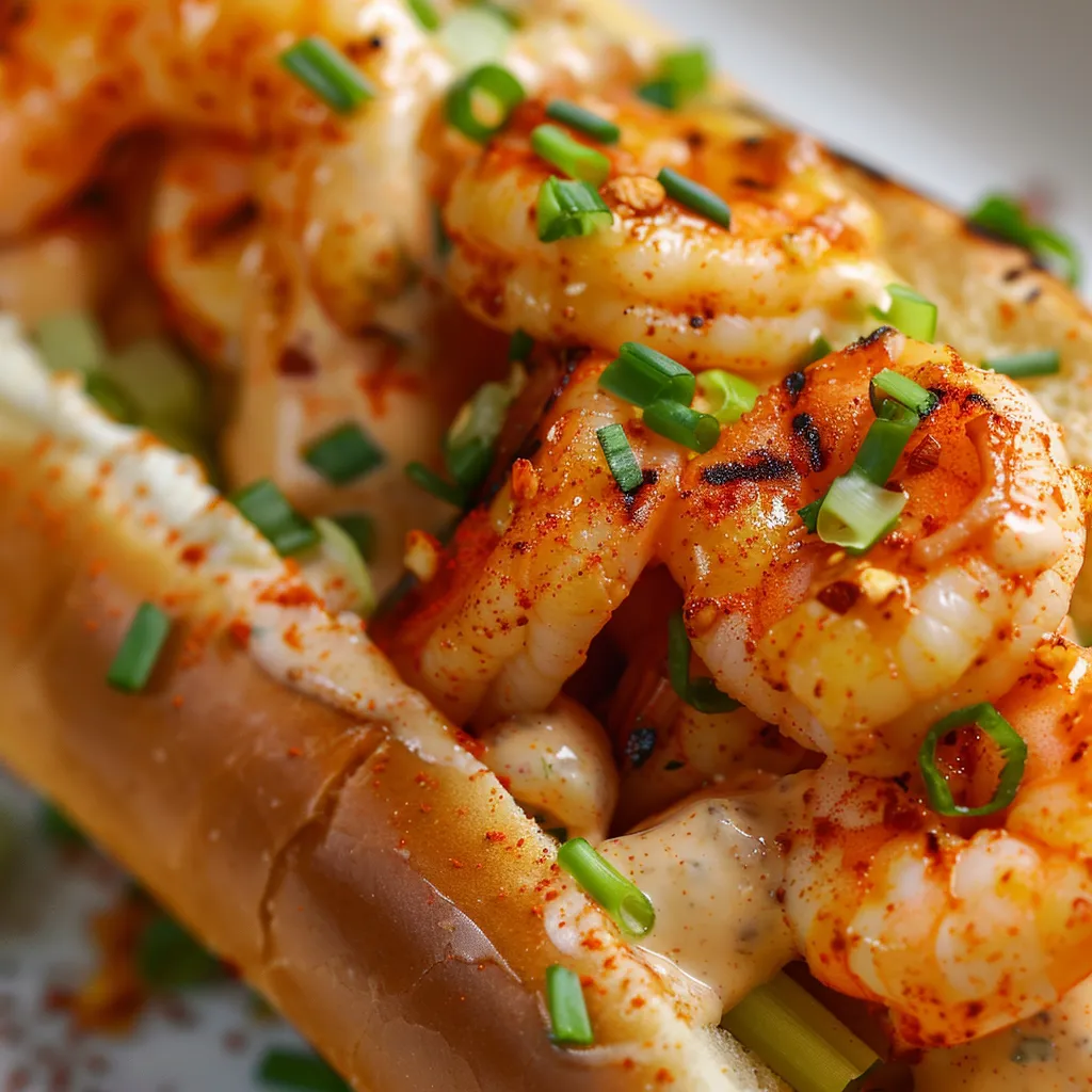 Délicieuses guédilles aux crevettes