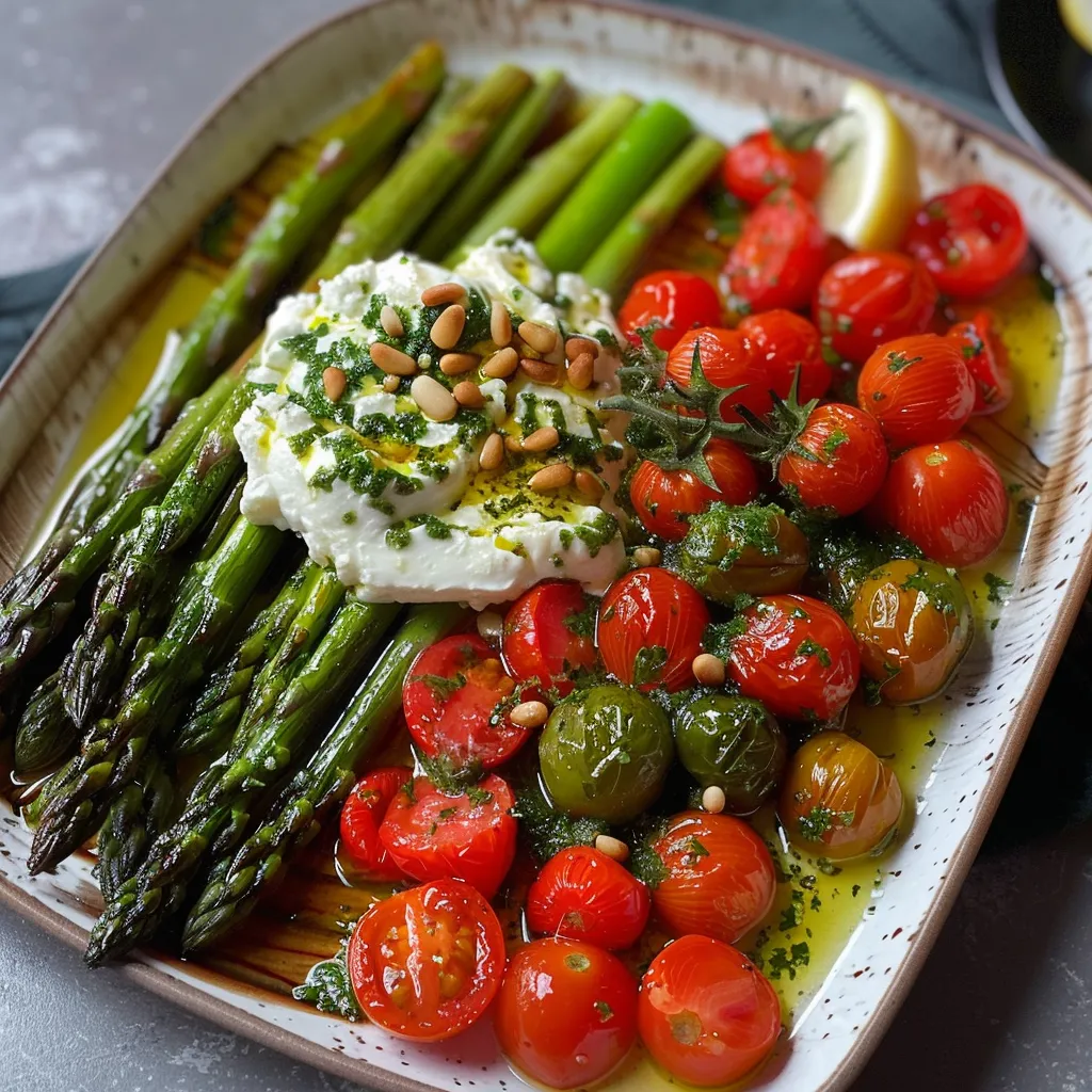 Asperges croustillantes au four