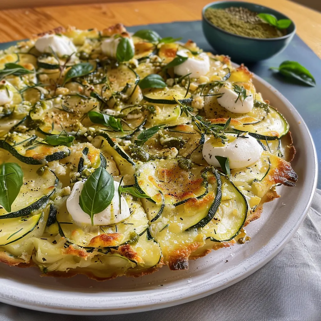Délicieuse tarte pommes courgettes