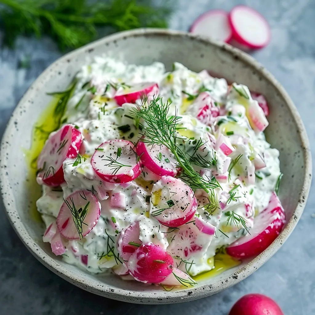 Tzatziki radis et herbes