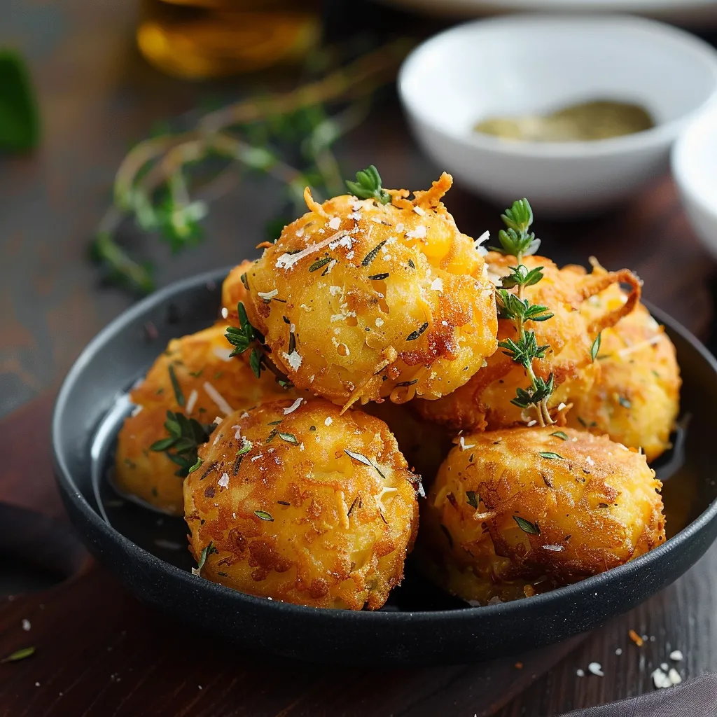 Beignets de panais croustillants au fromage