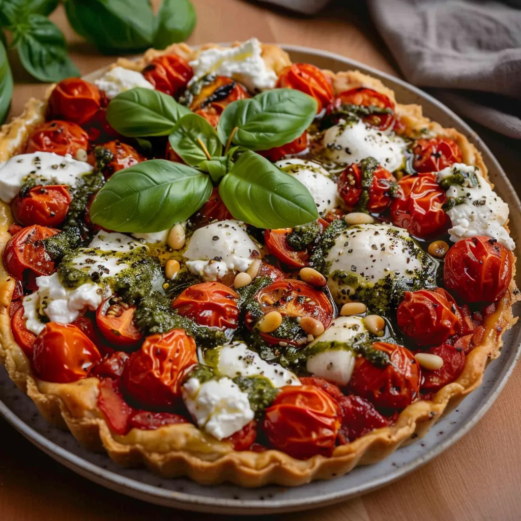Tomates burrata inversée