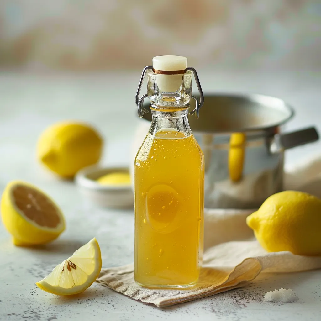 Préparez votre propre sirop de citron maison