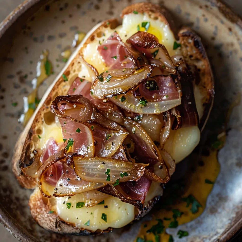 Délicieuses tartines au fromage