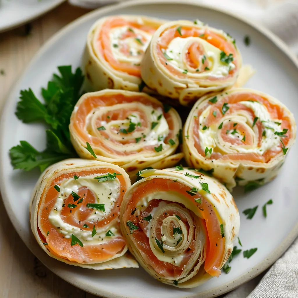 Tortillas saumon fumé frais