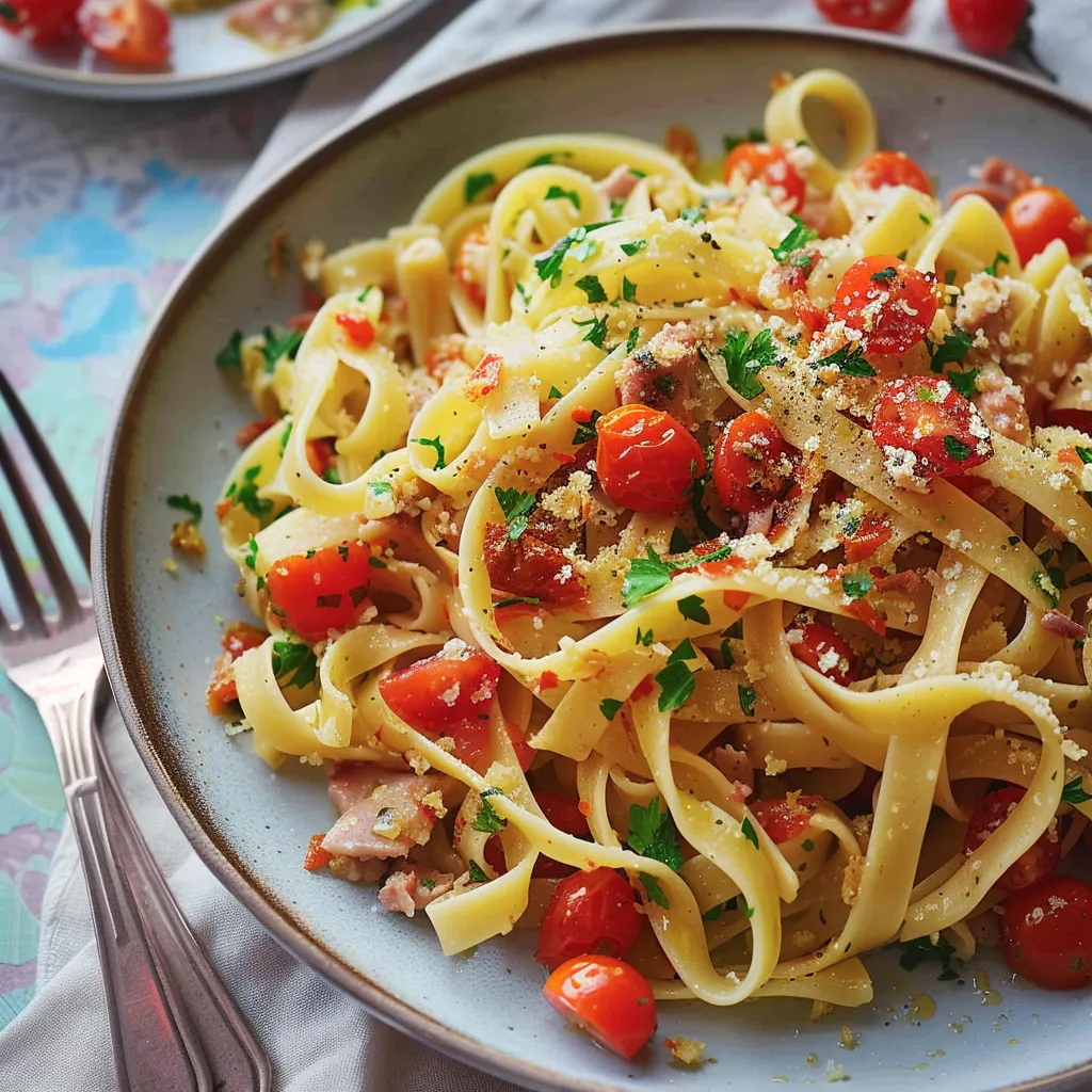 Anchois thon tomates savoureux
