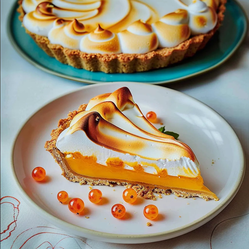 Saveur acidulée avec tarte meringuée