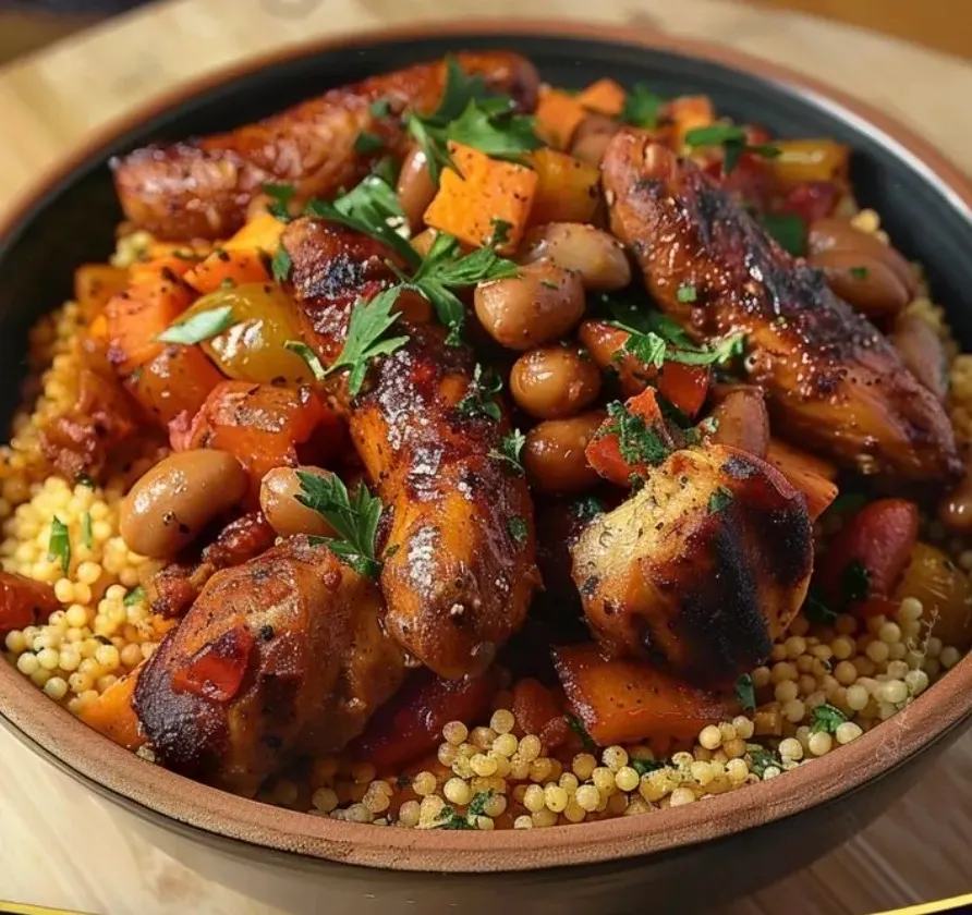 Couscous poulet et merguez facile