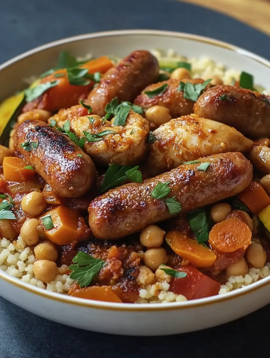 Couscous poulet et merguez