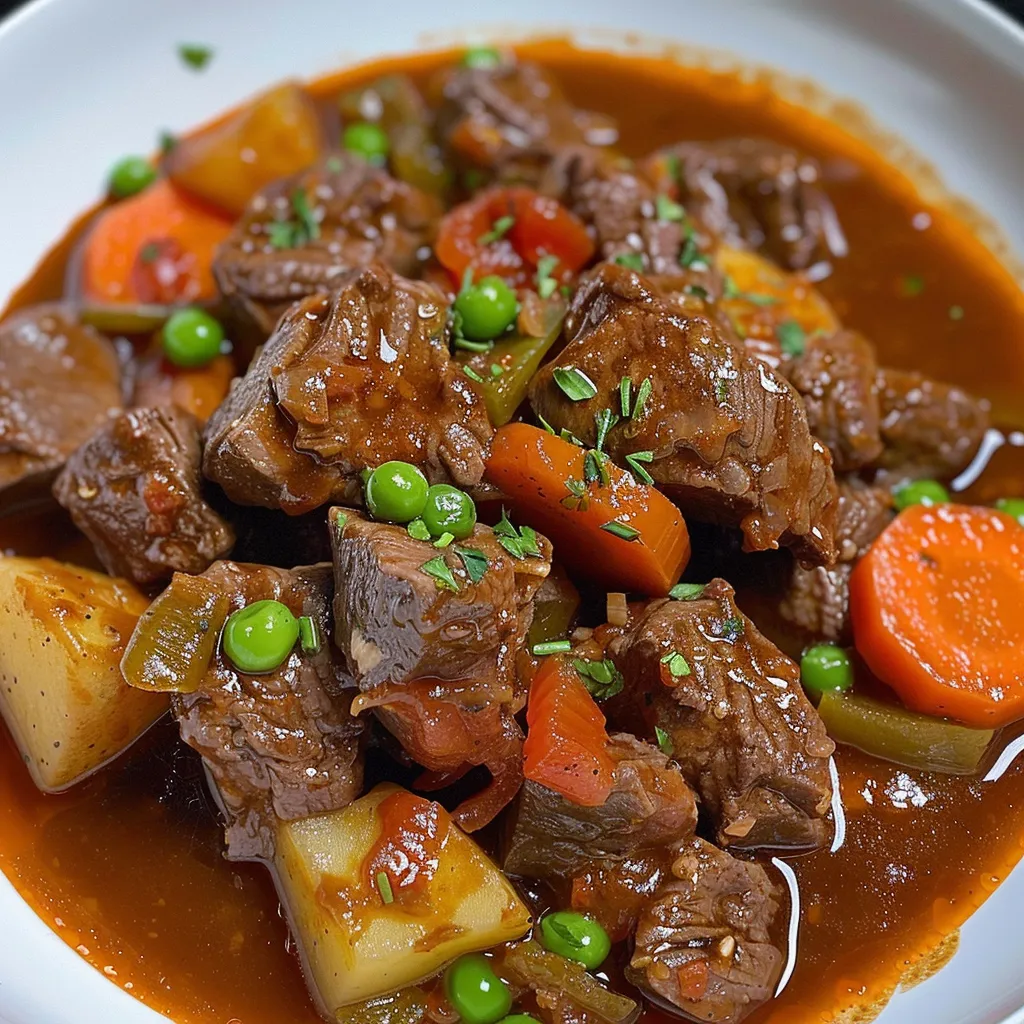 Savoureux Bœuf Mechado à la française