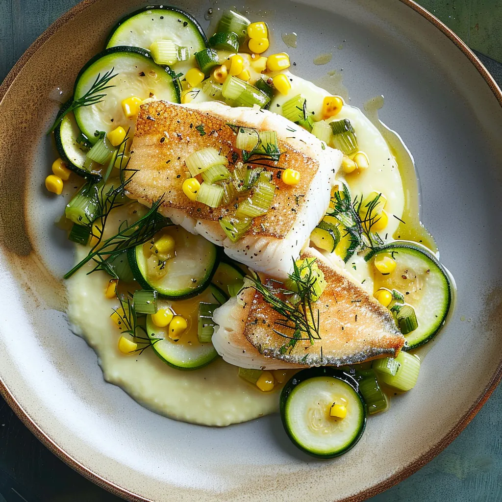 Turbot lait de maïs