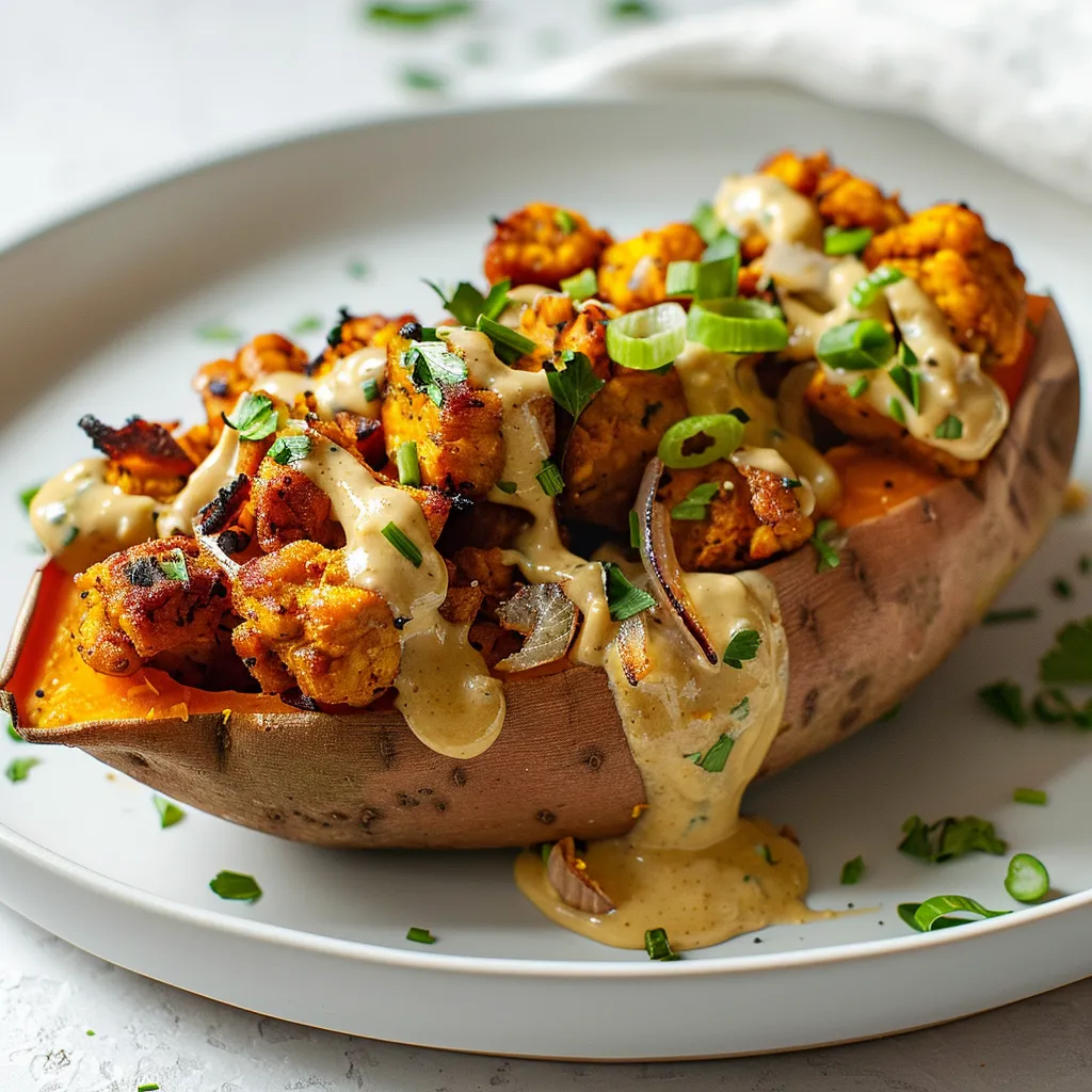 Patates douces tempeh