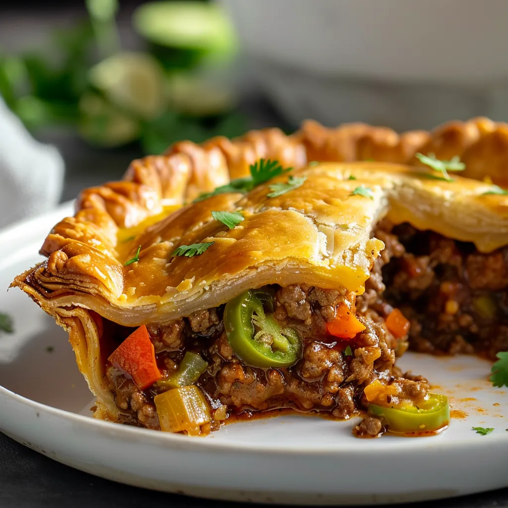 Pâté mexicain boeuf épicé