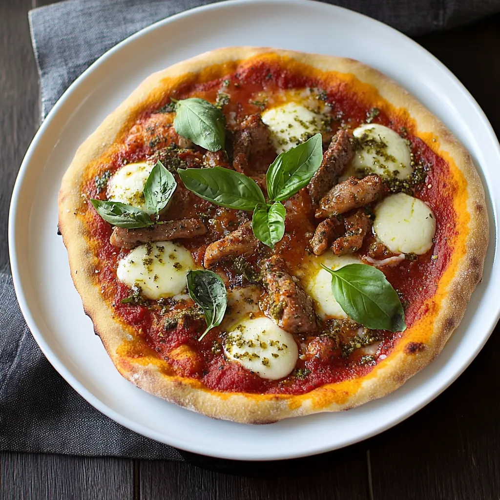Pizza saucisse-fenouil