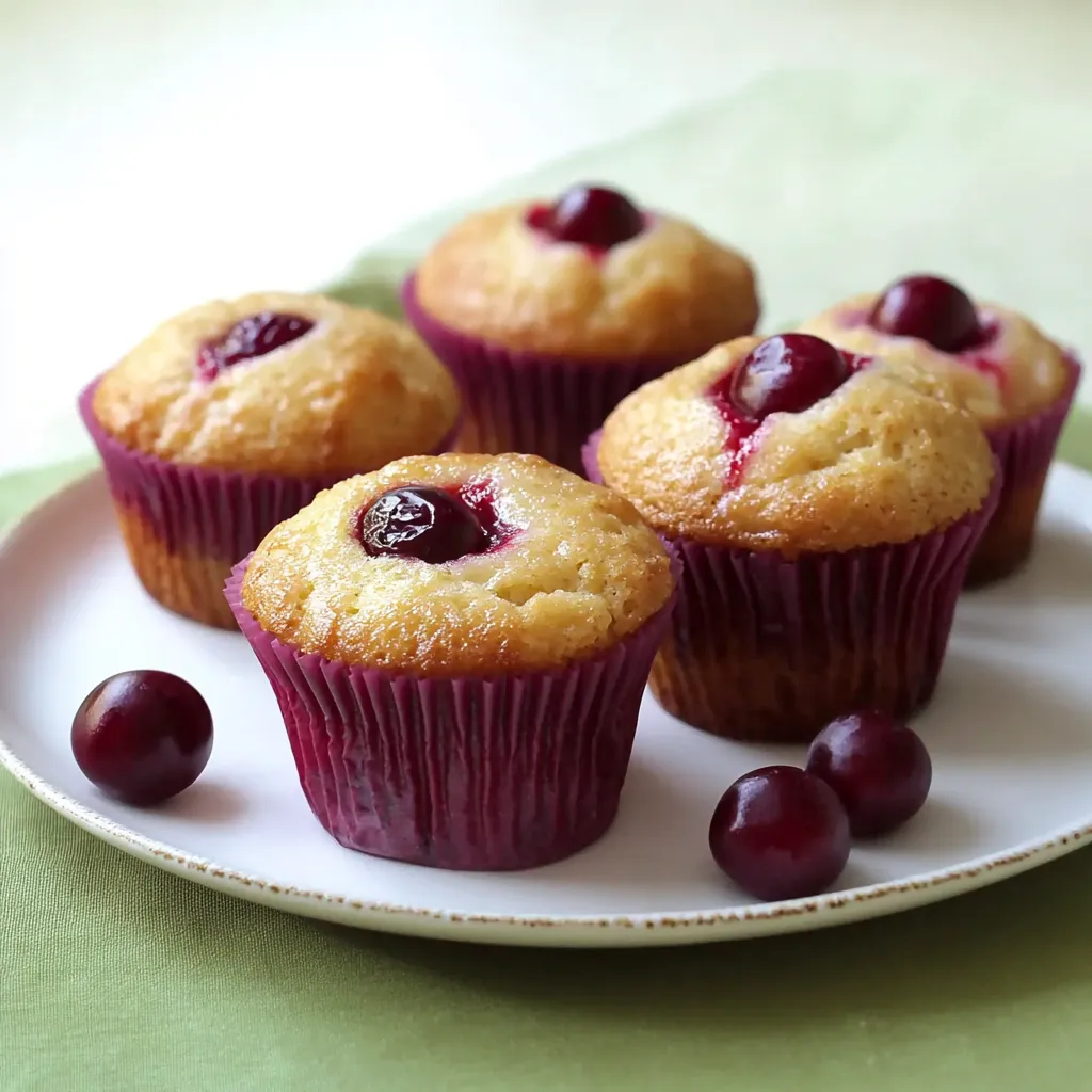 Muffins aux cerises