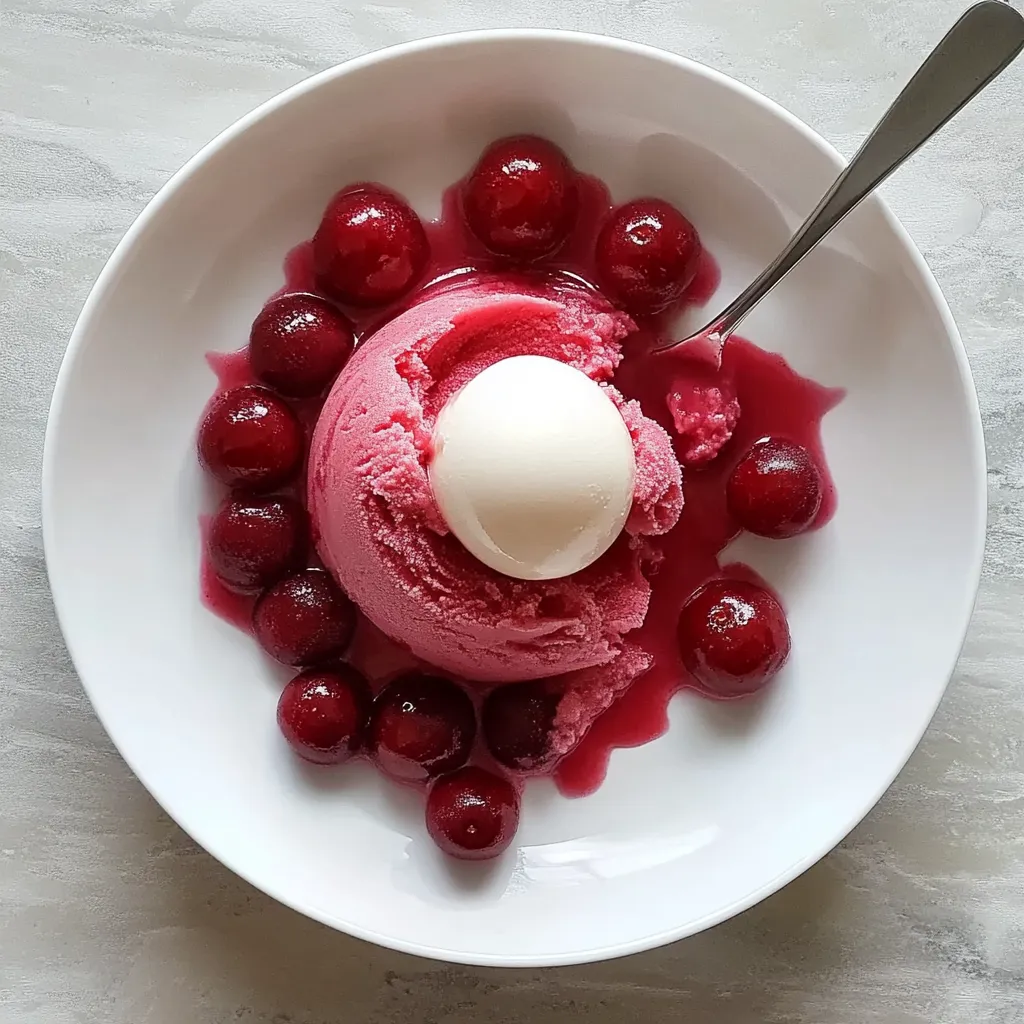 Sorbet cerise