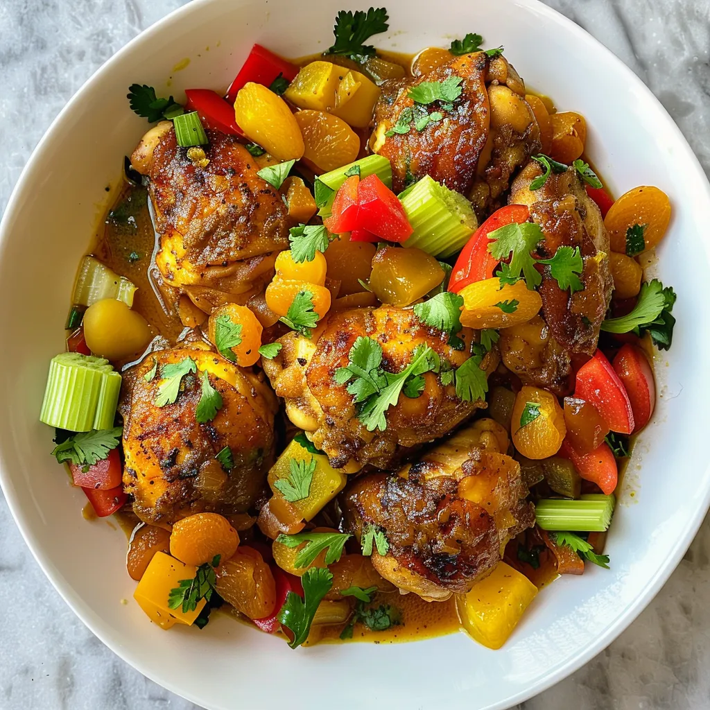 Poulet au curcuma et gingembre