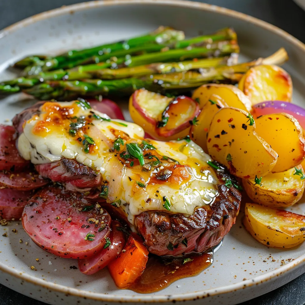 Bavette tendre au fromage