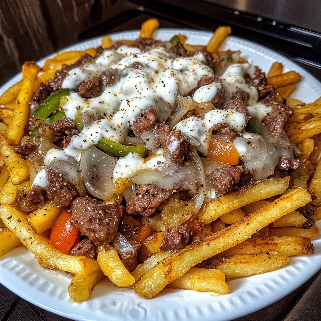 Frites au Steak et Fromage