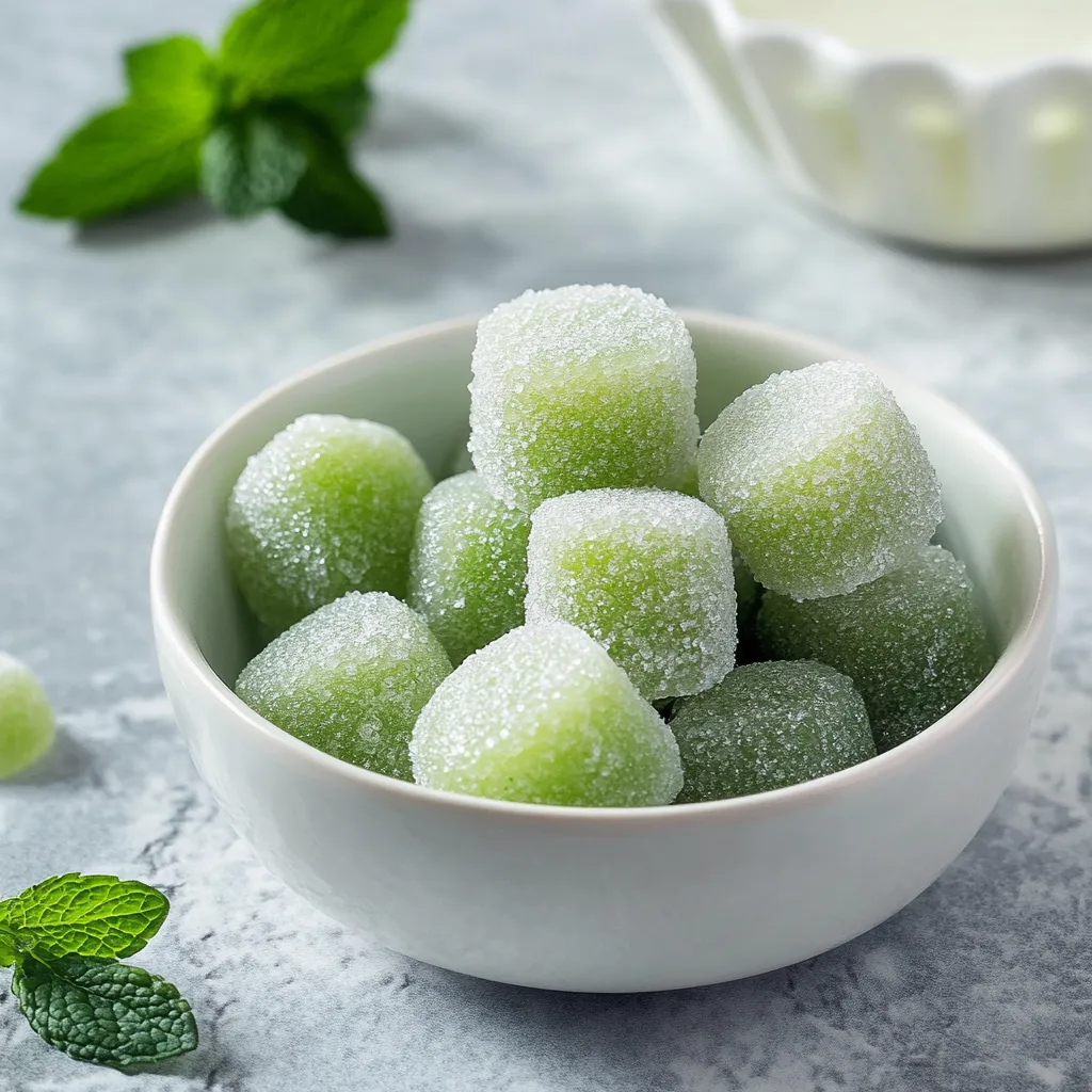 BONBONS À LA MENTHE FRAÎCHE