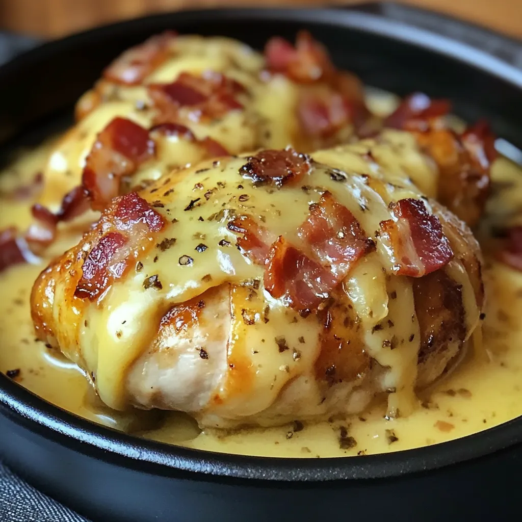 Poulet Enroule Bacon Fume Cheddar