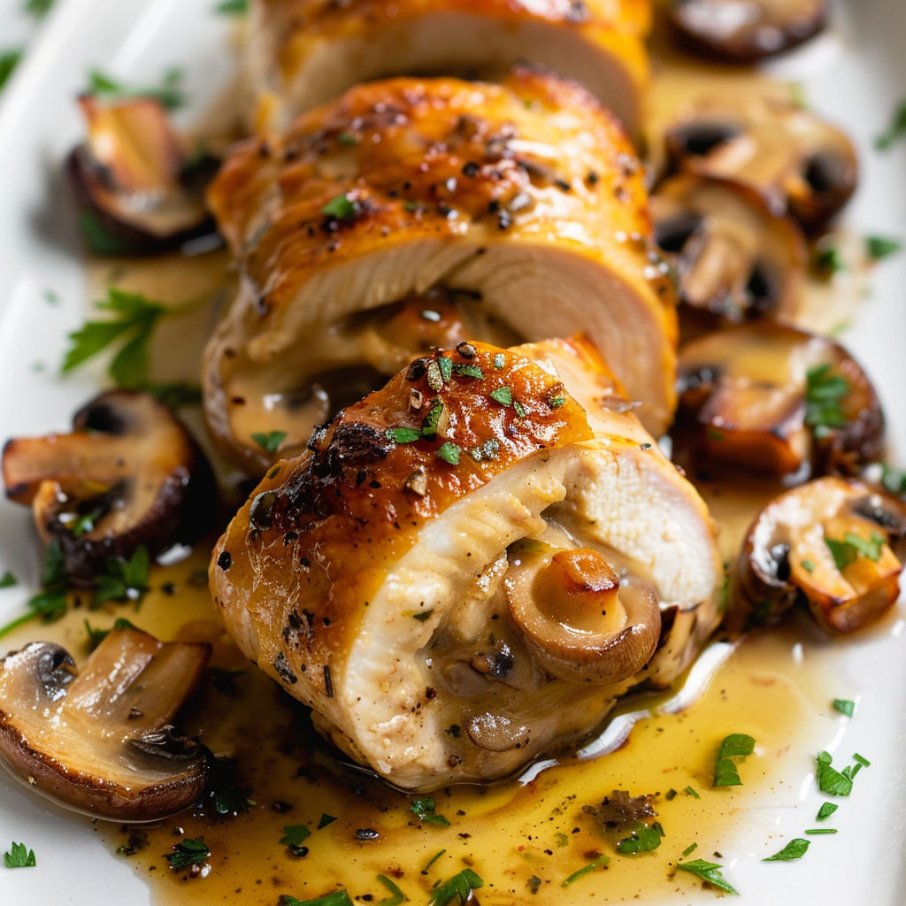 Paupiettes express au fromage et champignons, une recette savoureuse et délicieuse.