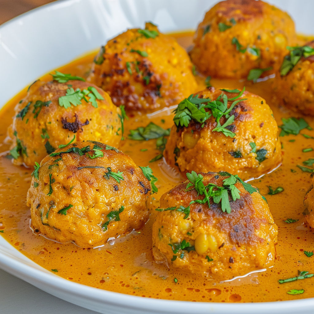 Une recette de boulettes de viande dans une sauce tomate.