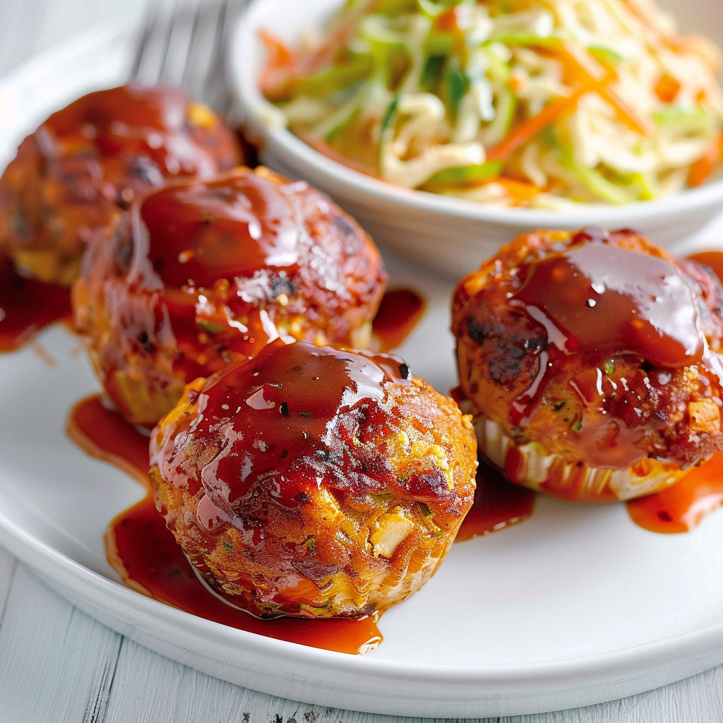 Gros plan sur tofu et veau servis avec une sauce barbecue maison sur leur plateau.