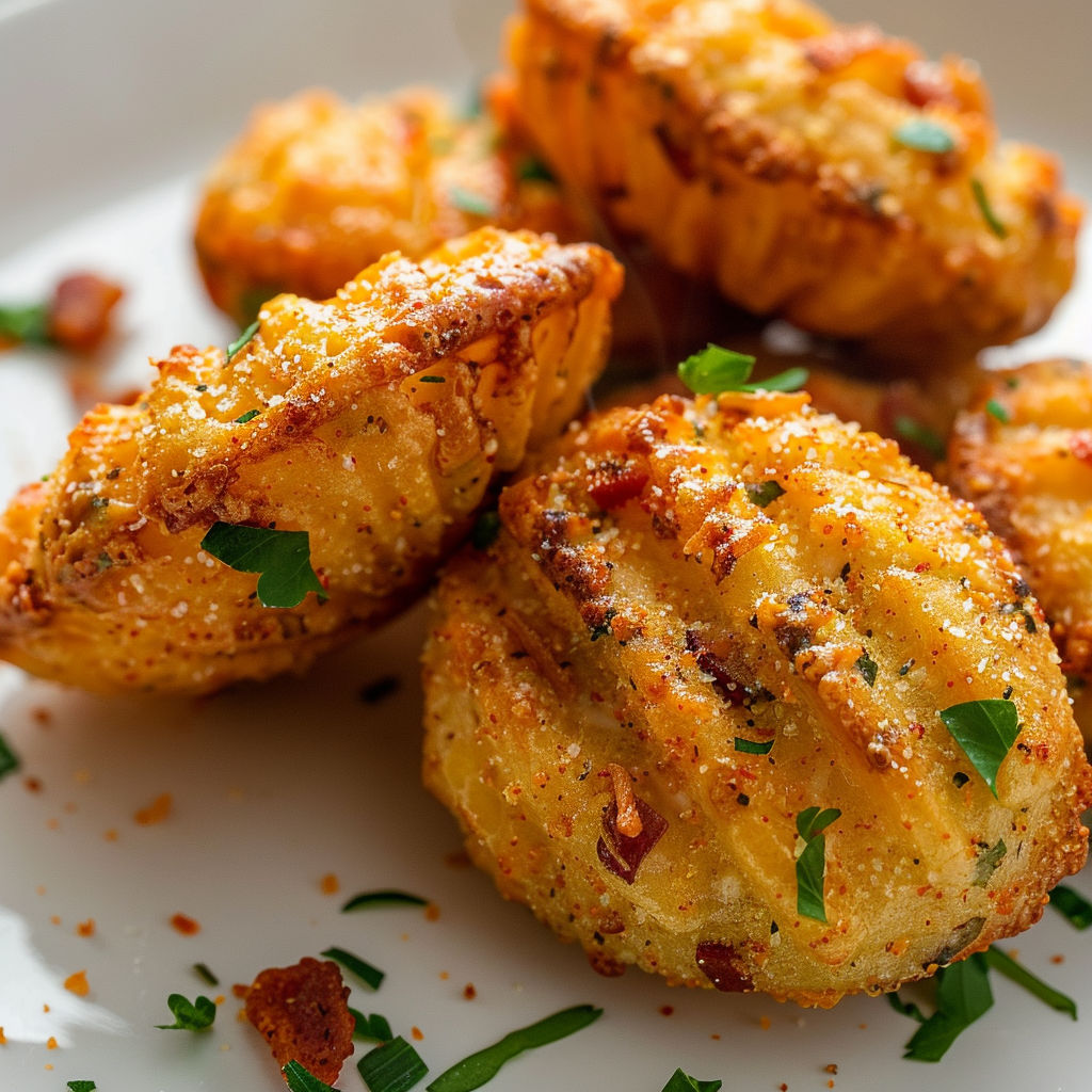 Un plateau où sont disposées des madeleines au chèvre et chorizo.