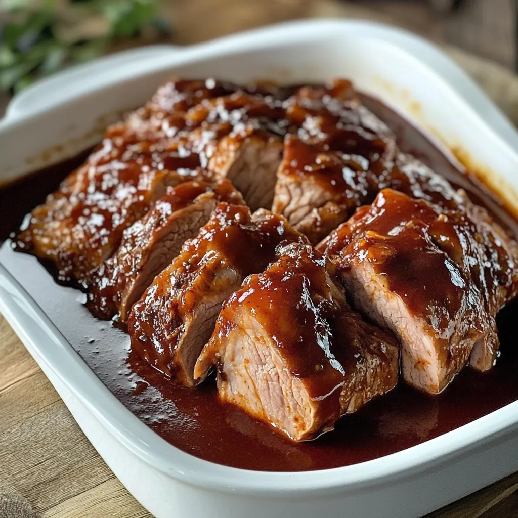 Porc Effiloché à la Sauce Barbecue