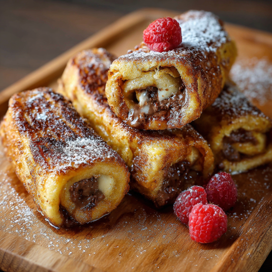 Une délicieuse tarte aux fruits rouges et chocolat, garnie de raspberries fraîches et de sucre, est servie sur un plateau.