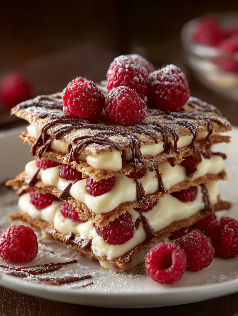 Une délicieuse tarte aux fraises enrobée de chocolat.