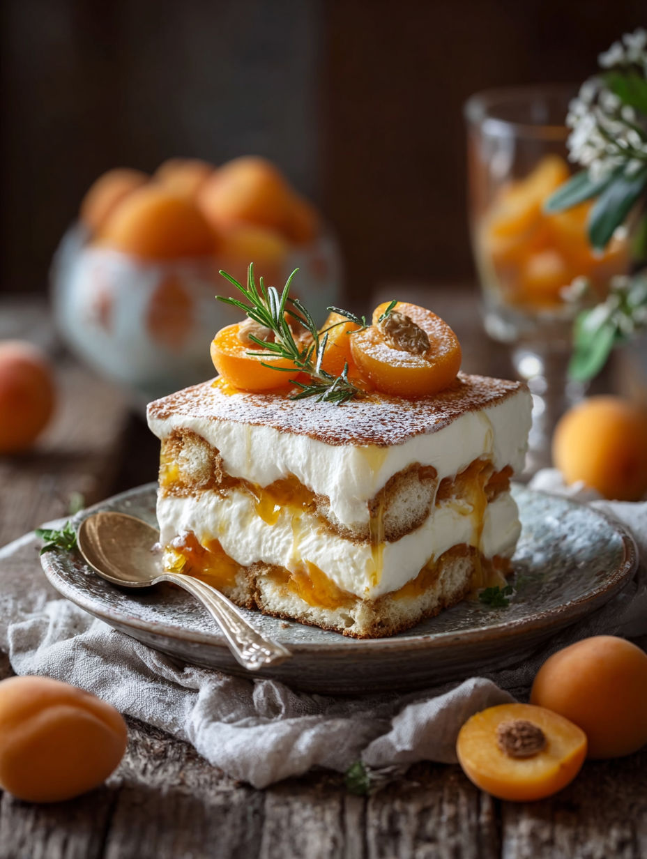 Une tarte aux fruits sur un plateau, avec des fruits et des épices.