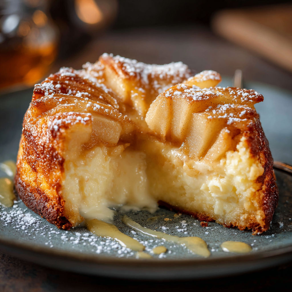 Une tarte aux pommes en train de se déguster.