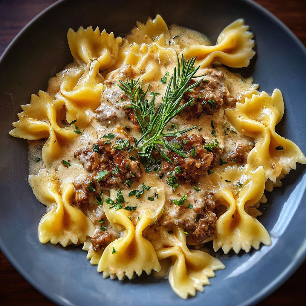 Une recette de macaroni au sauce au pesto et aux légumes.
