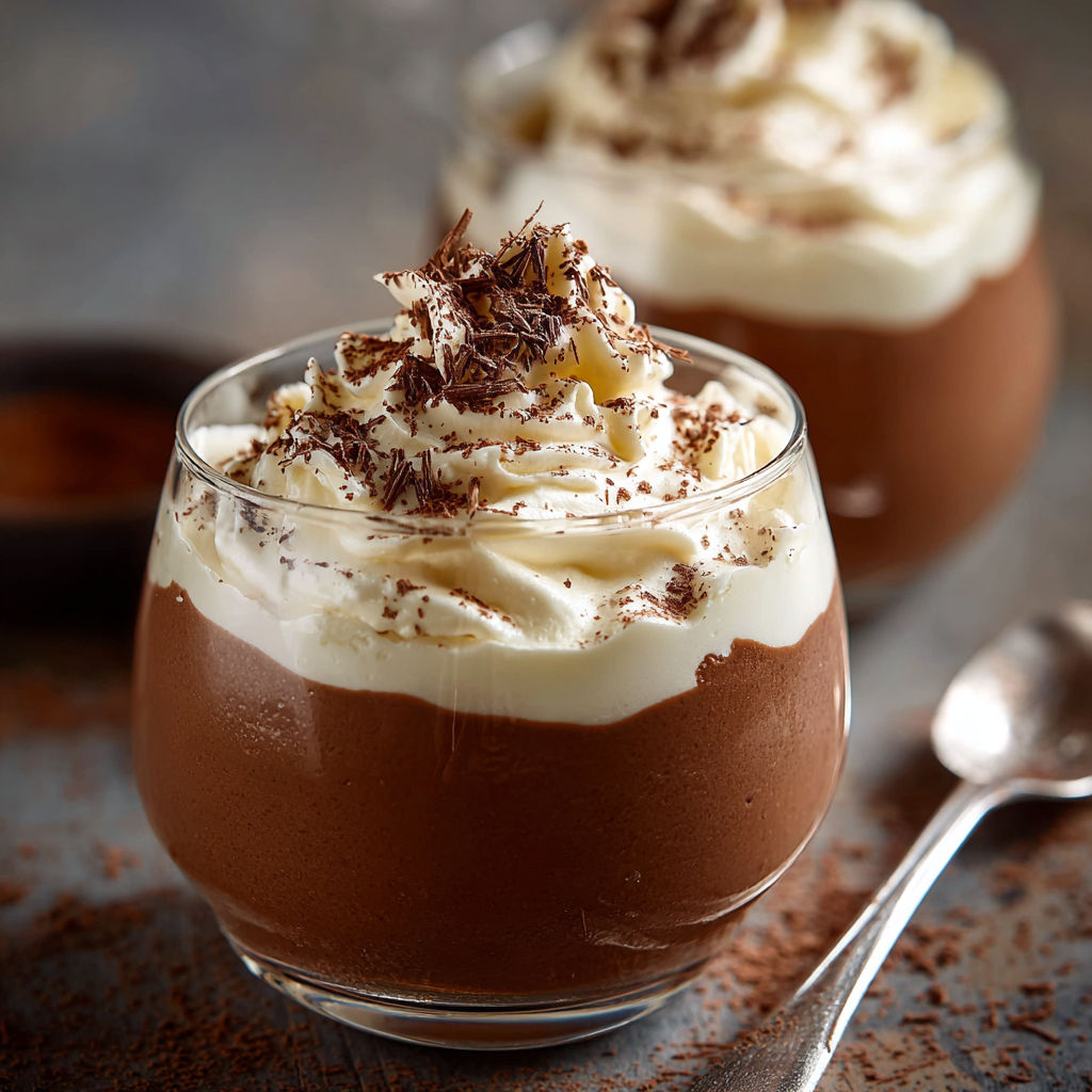 Un dessert en verre contenant du chocolat et des flocons d'avoine.