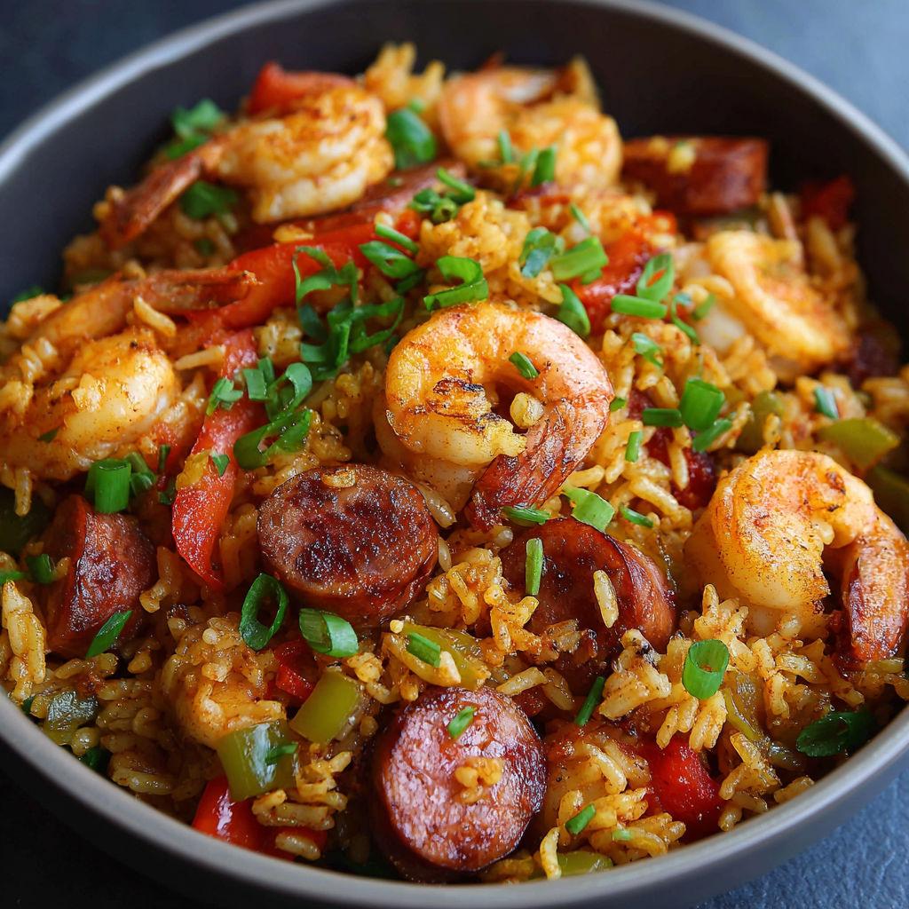 Un plat de Riz frit avec des fruits et des légumes.