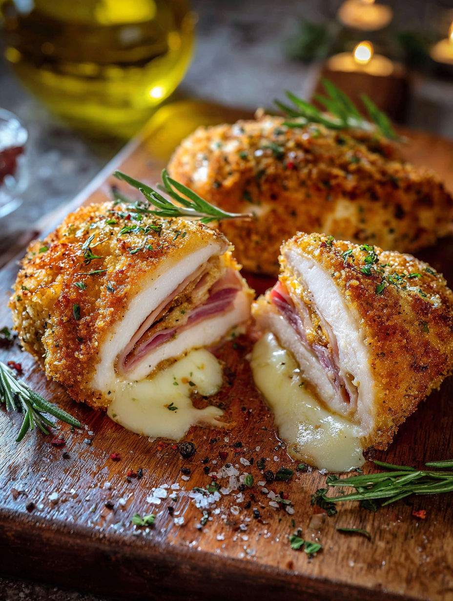 Une recette de poulet farci avec des herbes et des légumes.