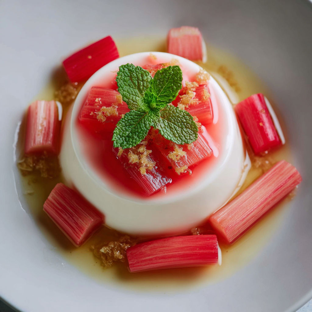 Une tarte aux raspberries et beurre de cacahuète, garnie de menthe et de raspberries fraîches, est servie dans un bol en porcelaine.
