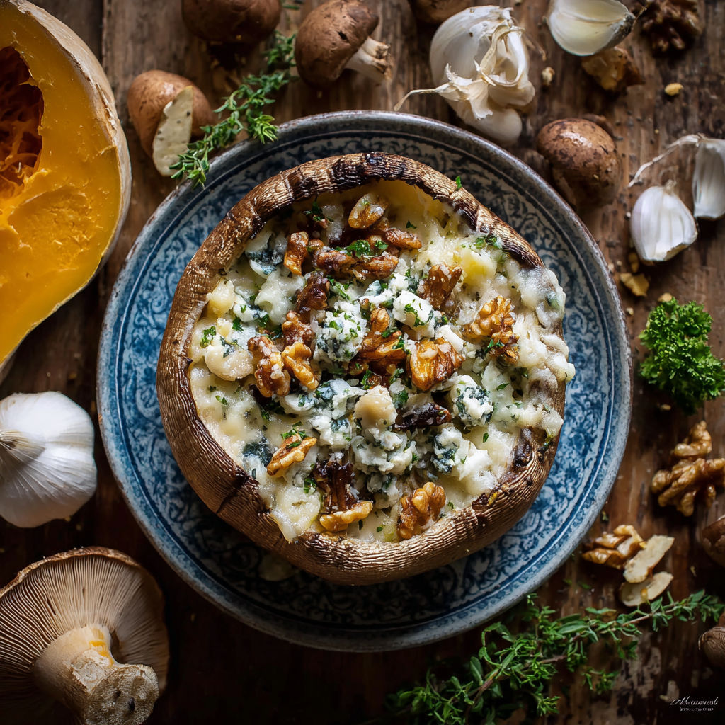 Une pâte de pâté avec des noix et des herbes.