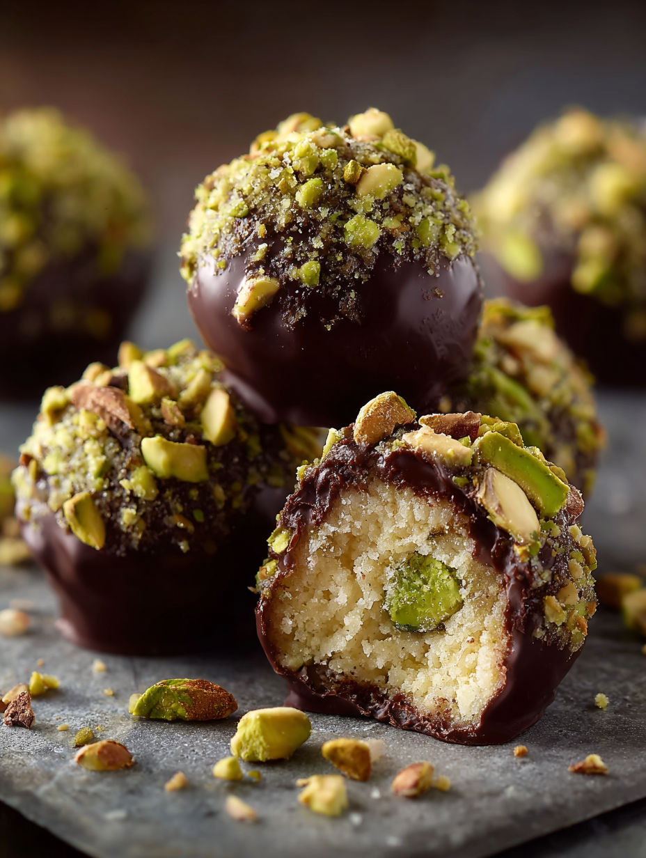 Chocolats au noix et au café, avec une texture de crème pâtissière, sont présentés sur une table.