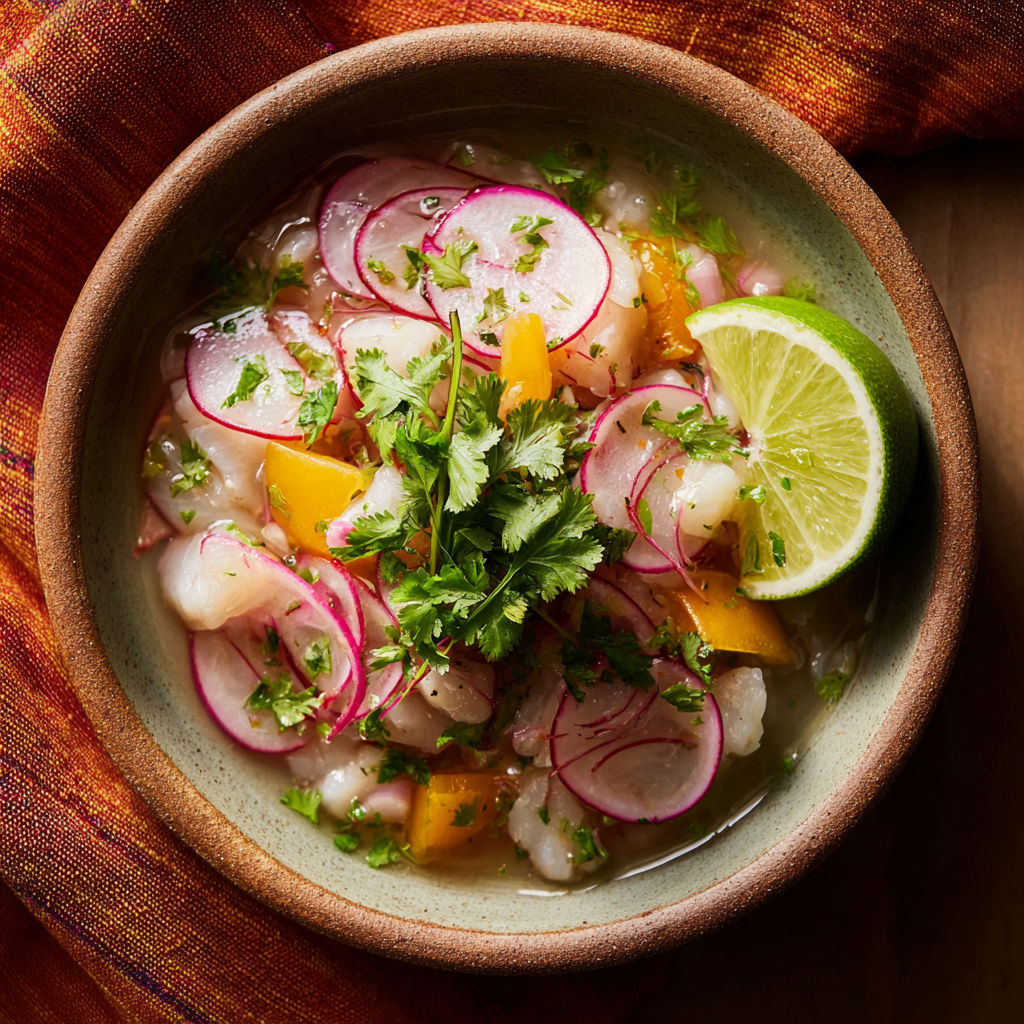Une soupe de concombre et de tomates avec des épinards et des limes.