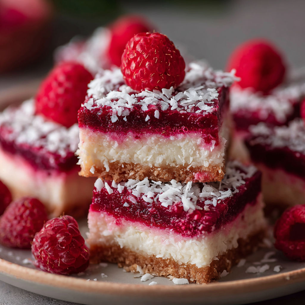 Une tarte aux fraises garnie de raspberries et de coconut.