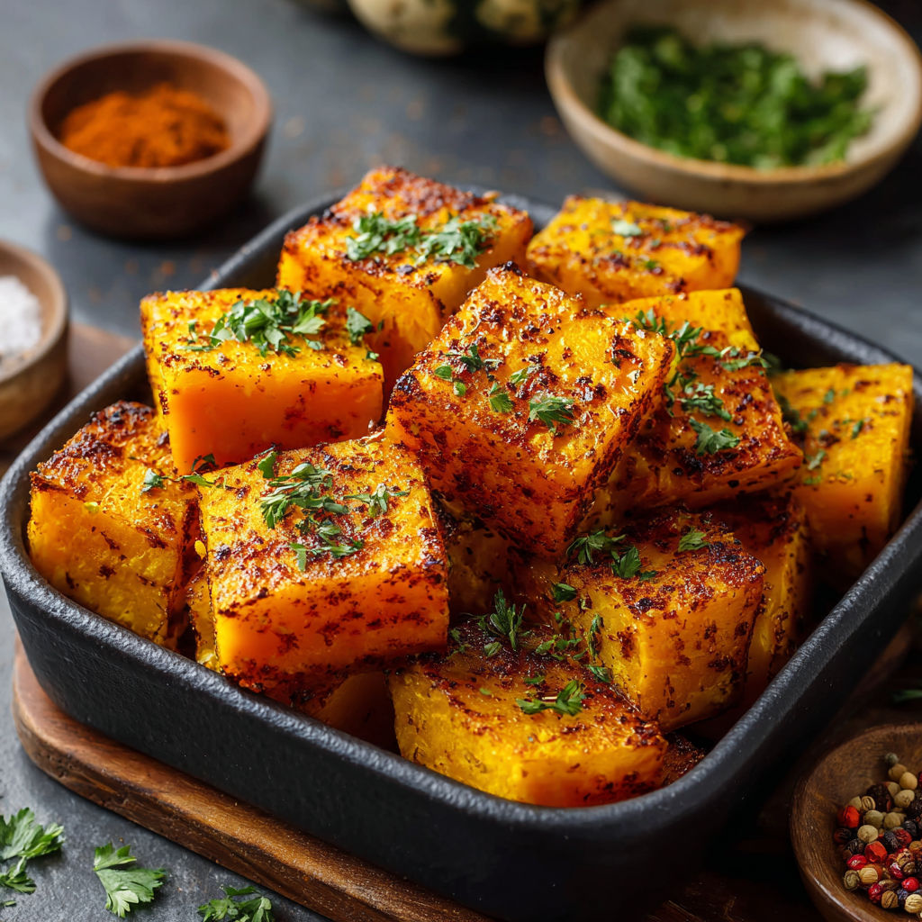 Une recette de carottes grillées avec des herbes et des épices.