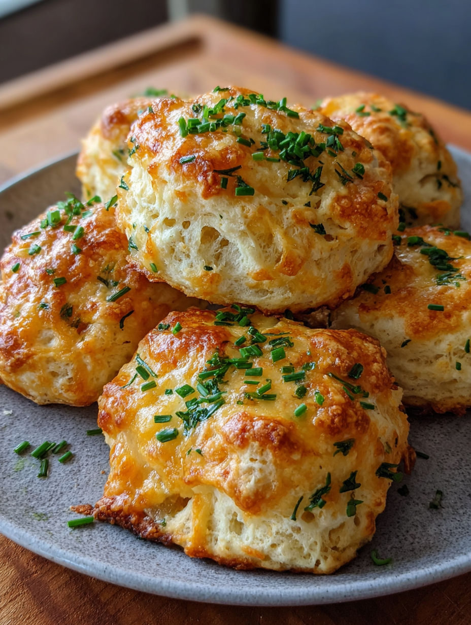 Une douzaine de biscuits de pâte à la crème, parfumés avec des herbes fraîches, sont servis sur un plateau.