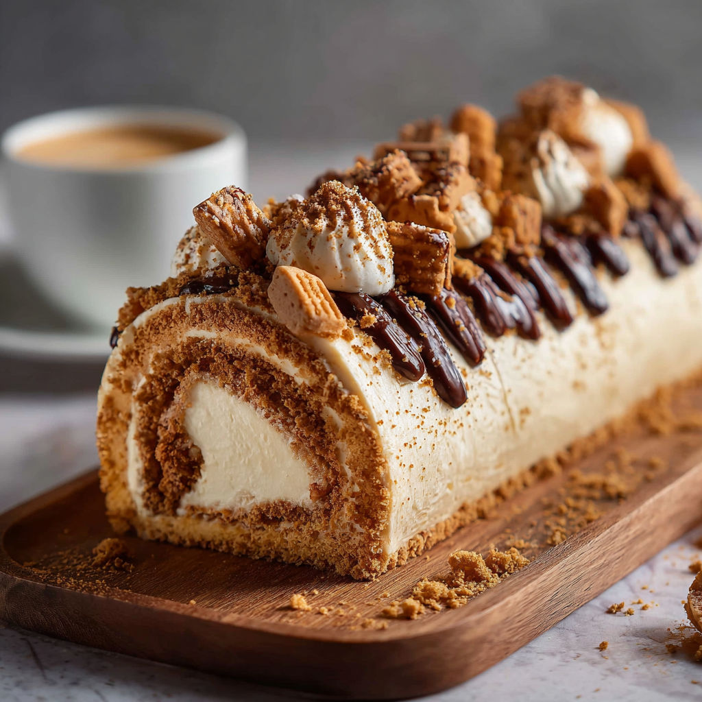 Une délicieuse tarte aux marrons et crème, accompagnée d'une tasse de café, est servie sur un plateau.