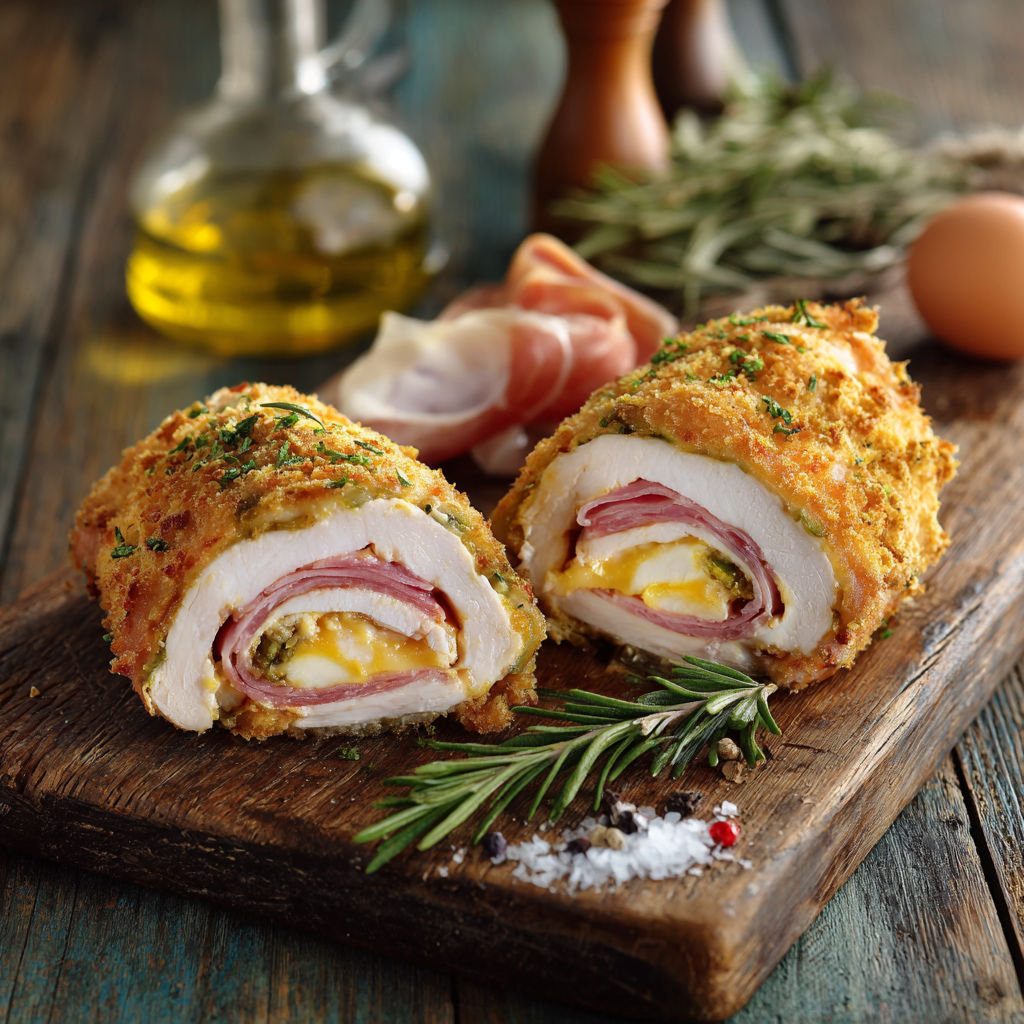 Une recette de sandwichs au poulet et aux légumes, avec des ingrédients tels que des oeufs, des herbes, des légumes et du poulet.